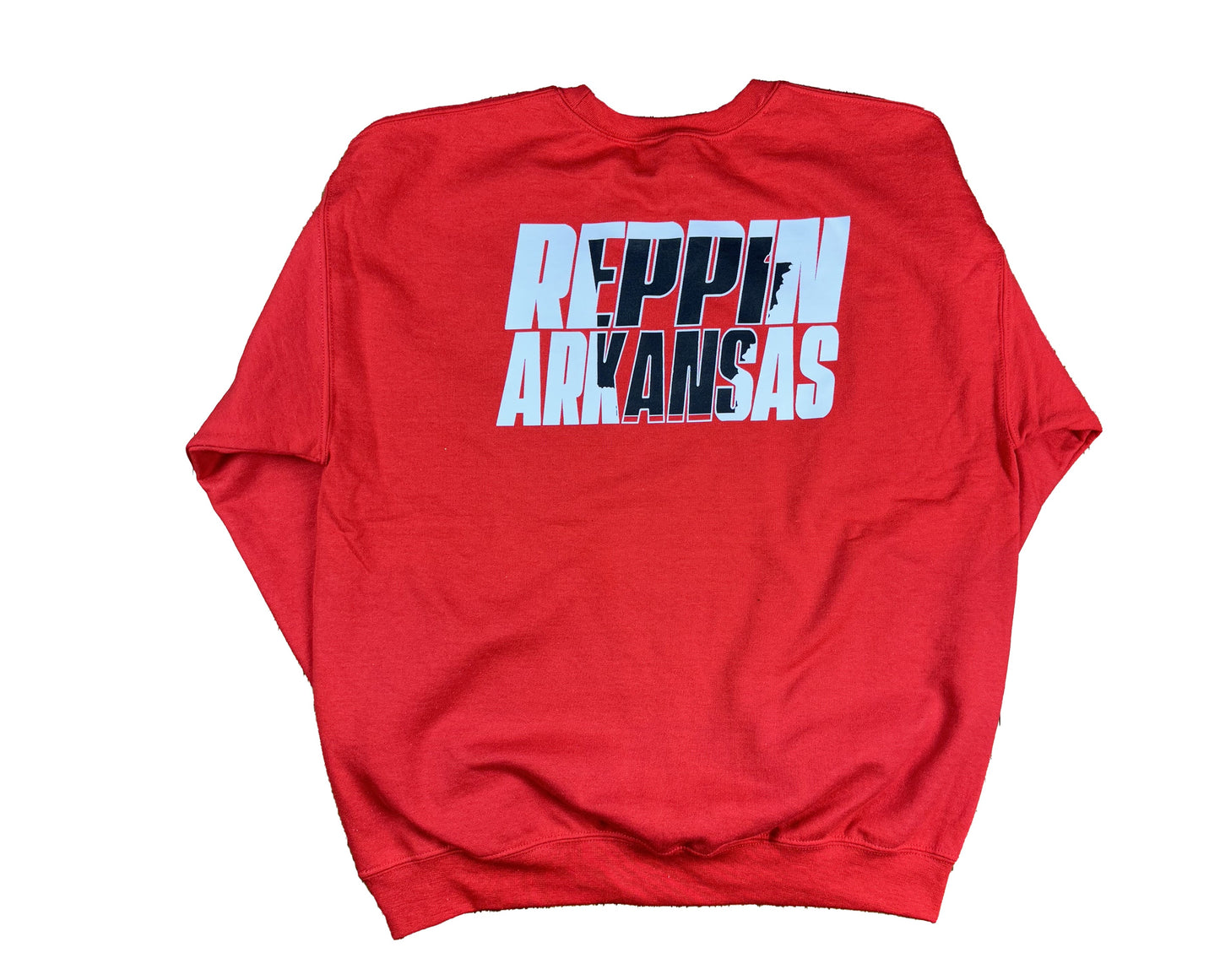 BLAZIN RED REPPIN ARKANSAS CREW NECK
