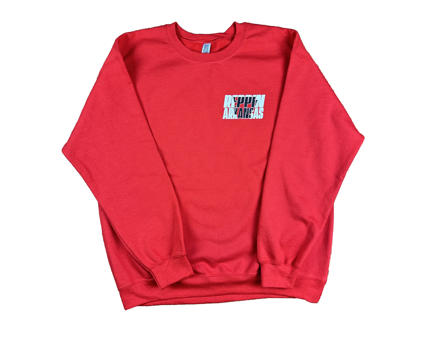 BLAZIN RED REPPIN ARKANSAS CREW NECK