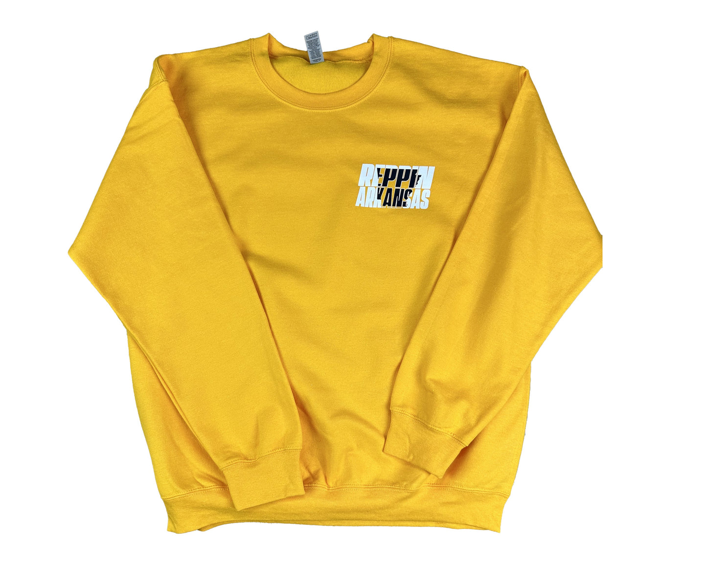 HONEY GOLDEN REPPIN ARKANSAS CREWNECK SWEATSHIRT